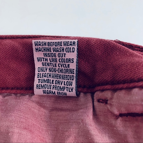 VANILLA STAR Maroon Lace Side Shorts - Picture 4 of 5